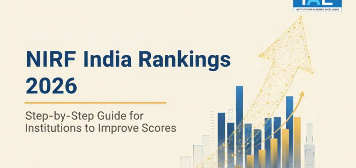 NIRF India Rankings 2026 step-by-step guide showing institutional growth, performance improvement, and ranking enhancement strategies.