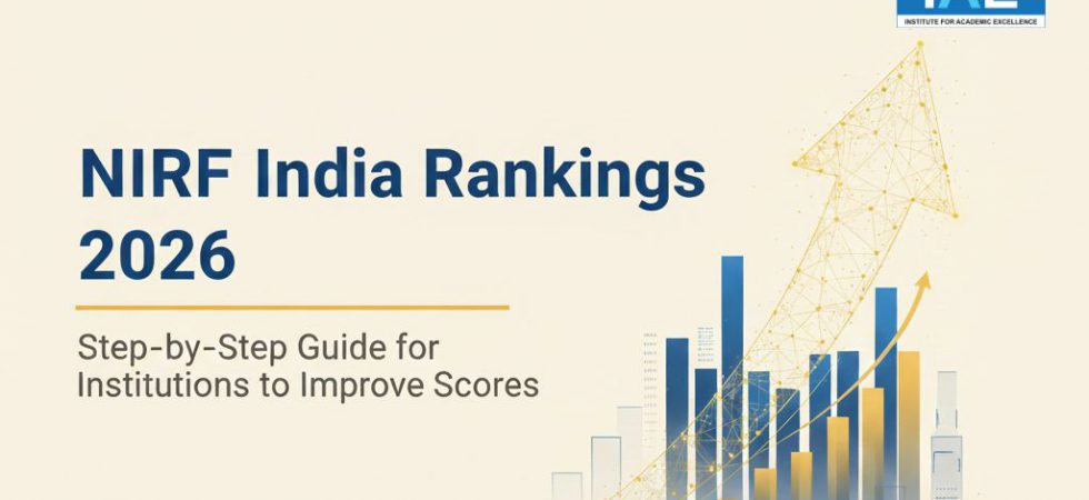 NIRF India Rankings 2026 step-by-step guide showing institutional growth, performance improvement, and ranking enhancement strategies.